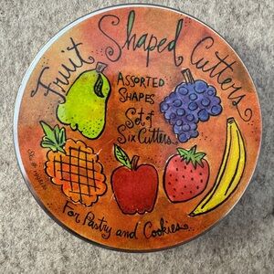 🏝️Fruit cookie cutters